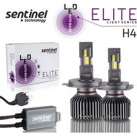 Resim Sosyal Çarşı SENTİNEL ELİTE SERİSİ H4 YENİ NESİL LED XENON FAR AMPUL TAKIMI 12V-24V KRİSTAL BEYAZ 12BİN LÜMEN 