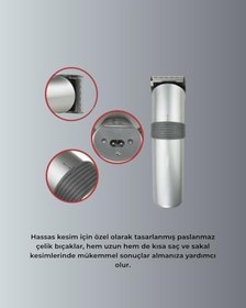 Resim Paslanmaz Çelik Bıçaklı Tıraş Makinesi - Keskin ve Dayanıklı 