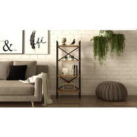 Resim Robinhome Robin Home Atlantis Metal Kitaplık 4 Raflı 138Cm As1-A 