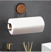 Resim Okyanus Home Ahşap Desenli Magic Fix Sihirli Yapışkan Siyah Kağıt Havluluk Siyah 