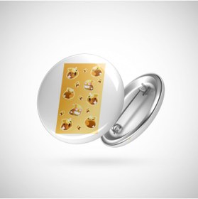 Resim Fizello Slime Rancher - Golden Slime Pattern Rozet 