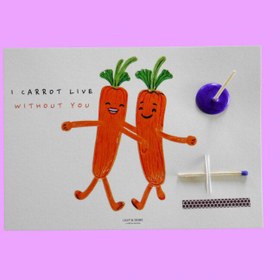 Resim "I carrot live…" Wish Card 
