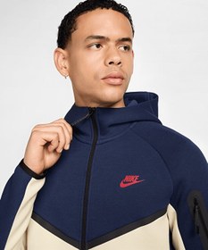 Resim Nike Sportswear Tech Fleece Full-Zip Windrunner Hoodie - Lacivert / 