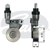Resim GATES ALTERNATOR GERGI RULMANI NISSAN NAVARA 3.0TD (01 05) 3.0TD 4x4 00 - T39214 