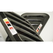 Resim Audi Rs Logo Ön Kaput Glossy Black Air Flow Rüzgarlık 