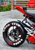 Resim bombtire Motorsiklet Lastik Yazısı Goodyear Eagle F1 2.5 Cm 4 Adet (MADE IN USA) ® Orijinal Ürün 
