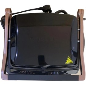 Resim Süsler STM-4010 1600 W Granit Kollu Tost Makinesi Siyah 