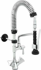 Resim MT06 Deluxe Mini Boy Ön Yıkama Duşu Tezgaha Monte + Ara Musluk 