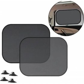Resim Coofbe Vantuzlu Araç Yan Cam Güneşlik 2ADET Set 36X44CM Oto Yan Cam Perdesi Güneşliği 