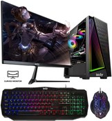 Resim IZOLY Dreyfus Ryzen 5 3600 16gb 256gb M.2 Nvme Rx550 4gb 24" Oyuncu Masaüstü Bilgisayarı 