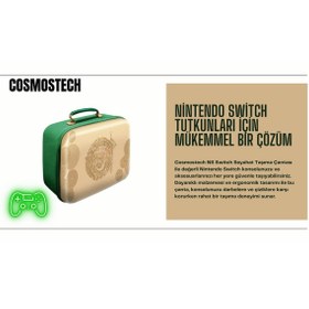 Resim cosmostech Ns Switch V1 ,v2 ,oled Konsolları Için Aksesuar , Büyük Boy Seyahat Taşıma Çantası 