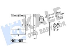 Resim KALE 359125 | Nissan QashQai 2 2013- Kalorifer Peteği 