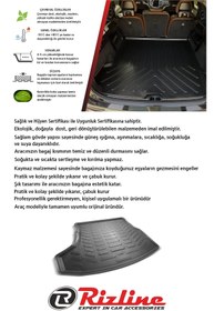 Resim Rizline Kia Sportage 2012 Model 3D Havuzlu Paspas ve Bagaj Havuzu Set 