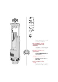 Resim Tema-sıamp 49/93 Çift Kademeli Rezervuar İç Takım Beyaz 