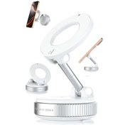 Resim BATUR X68 360° Dönebilen Vakum Emiş Manyetik Braket-beyaz 