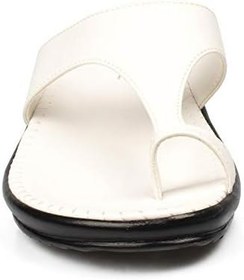 Resim Ceyo 9200-2 Parmar Arasi Comfort Beyaz Kadın Terlik 
