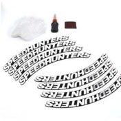 Resim Arisar Speedhunters Lastik Yazısı Seti 8 Adet 