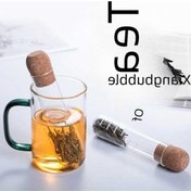 Resim Besthome1 Evde Kullananlar İçin Yüksek Sıcaklığa Dayanıklı Kreatif Borosilikat Cam Çay Süzgeci, Filtre Ve Çay Hazırlama Aleti 