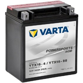 Resim Varta Powersports Agm Ytx16bs 12v 14ah 210a 