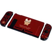 Resim Jzcat Nintendo Switch Bölünmüş Kılıf Oyun Teması Renkli Kılıf Sert Kılıf-a130 