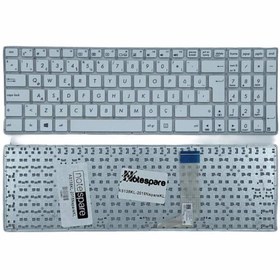 Resim Notespare Asus ile Uyumlu OKNBO-6122US0Q Notebook Klavye Beyaz TR 