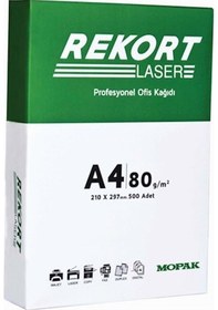 Resim Mopak Rekort Laser A4 Fotokopi Kağıdı 1 Paket 