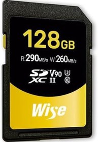 Resim Wise SDXC UHS-II V90 128 GB R:290 MBs/W: 260 MBs WI-SD-N128 Marka 