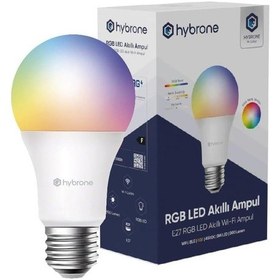 Resim Led Rgb Wi-fi Akıllı Ampul, 16 Milyon Renk, 900 Lümen, E27 Duy, Uygulama İle Uzaktan Kontrol Çok Renkli 