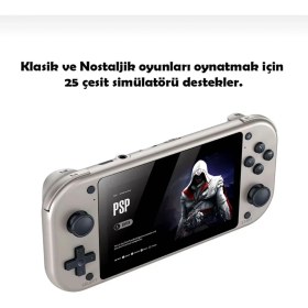 Resim 4.3inç Psp ve Playstatıon 1 Oyun Yüklü 10000+ Oyunlu Retro Arcade Oyun Konsolu 