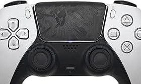 Resim Luck&Link PlayStation 5 Dualsense/Edge ile Uyumlu Dokunmatik Yüzey Koruyucu PS5 Dualsense/Kenar Geliştirilmiş Doku Kaplama (Dövme Karbon Fiber-Siyah, PS5DualSense (2 adet) 