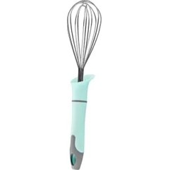 Resim Paslanmaz Metal Çırpıcı, Beyaz, Dayanıklı ve Şık Mutfak Aksesuarı 