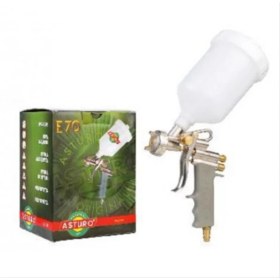 Resim Asturo Boya Tabancası Üst Depolu Boya Tabanca 4mm Meme Ucu 