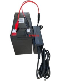 Resim EYEPC Akülü Araba Uyumlu 12 Volt 12 Amper Akü Ve Şarj 3.5 Amper Adaptörlü 