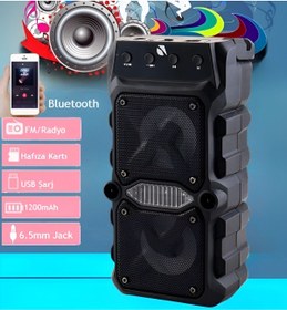 Resim Genel Markalar Parti Hoparlörü Bluetooth Hoparlör 3 Inç × 2 Kablosuz Speaker Ses Bombası Radyo-usb-tf Giriş 
