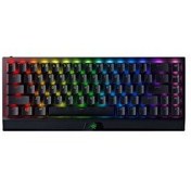Resim Razer BlackWidow V3 Mini Hyperspeed Green Switch RGB Q İngilizce Siyah Oyuncu Klavyesi 
