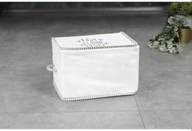 Resim Art Bee Baskılı Ipli Hurç Seti - Kazak, Yastık, Baza, Yorgan Hurcu 30x22x20 Cm 