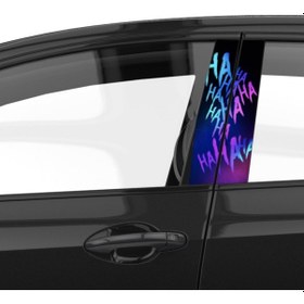 Resim Araba Etiketleri, Tuning Kaplama, Direk Folyosu - Ha Ha Ha Renkli 