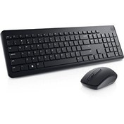 Resim Dell KM3322W Kablosuz Türkçe Siyah Klavye Mouse Set 
