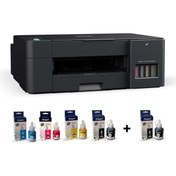 Resim Brother DCP-T420W Wi-Fi + Tarayıcı + Fotokopi Renkli Çok Fonksiyonlu Tanklı Photoink Mürekkepli Yazıcı 