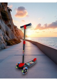 Resim Swing Işıklı 3 Tekerlekli Scooter 