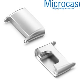 Resim Microcase Xiaomi Mi Band 7 Pro 18mm Çevirici Metal Kordon Kayış Adaptörü Set - Al3147 