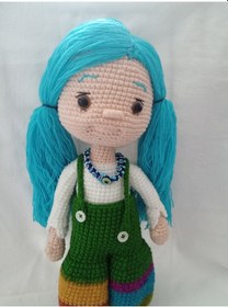 Resim Amigurumi Bebek Mavi 