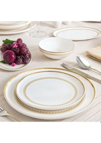 Resim Pierre Cardin Amber 60 Parça Yemek Takımı Siyah 