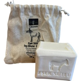 Resim Taş Dövme - Eşek Sütlü Sabun 120 G Paket Eşek Sütü 