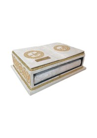 Resim Rayiha Serisi Masa Rahleli Orta Boy Kuranı Kerim-krem 