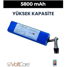 Resim Robot Süpürge Bataryası 5800 Mah Pil Xiaomi Mi Robot Vacuum Mop Pro2+3d ile Uyumlu Ürün 