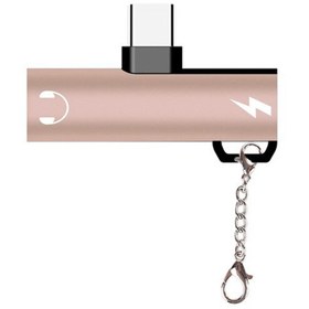 Resim Ally Type-C to 3.5 MM Anahtarlık Dönüştürücü Adaptör Altın 
