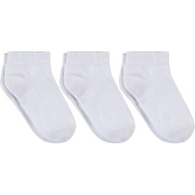 Resim Civil Boys Beyaz 3'lü 3-11 Yaş Erkek Çocuk Patik Çorap - Standart / 9-10 Yaş 