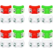 Resim 16 x LED Tekne Navigasyon Işıkları Tekne Yat Motorlu Tekne Bisiklet Avcılık Gece Koşu Balıkçılık (Kırmızı, Yeşil, Beyaz) (Yurt Dışından) 