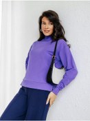 Resim Selteks Büyük Bedenli Yüksek Yaka Kazak 202691223 Leylak 